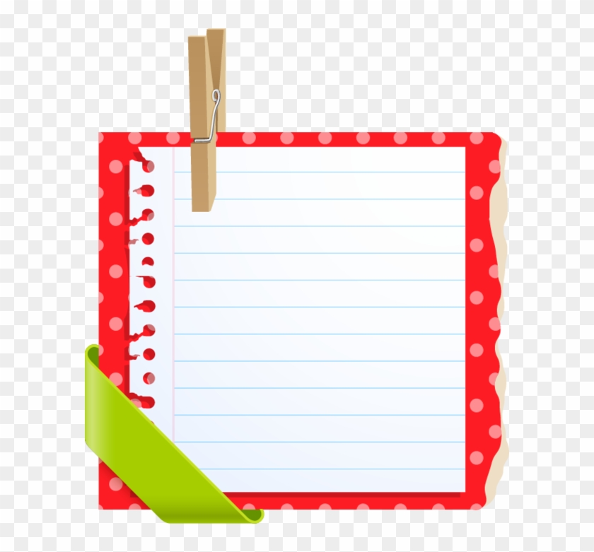 Hoja Decorada Para Escribir Clipart Paper Clip Art - กรอบ รูป สวย ๆ #1702290
