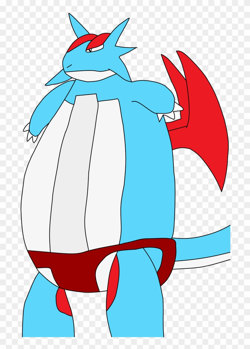 Sumo Salamence By Sharpe Fan - Cartoon #1702905
