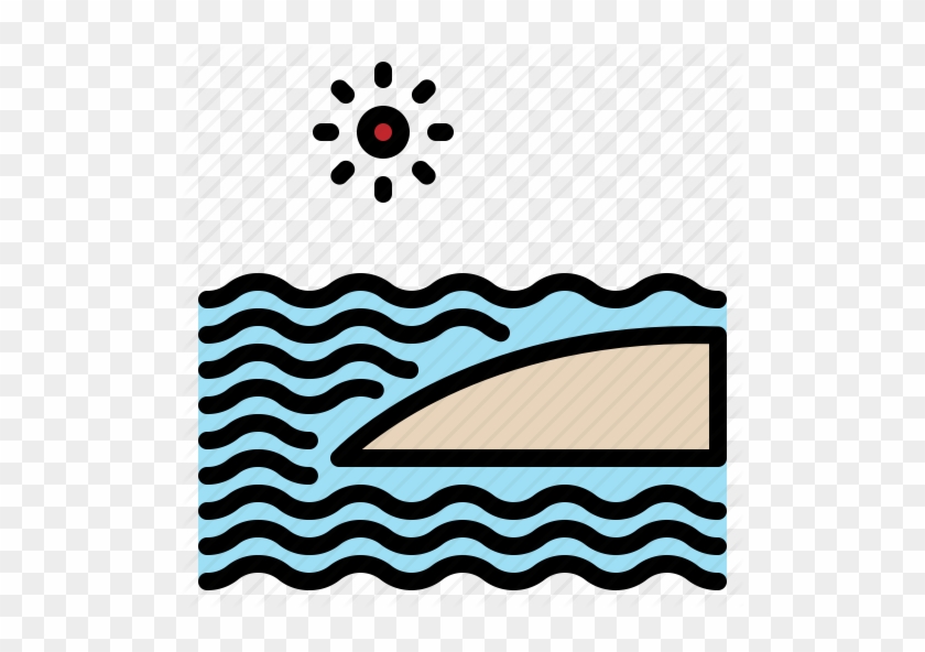 Sand Clipart Wave - Wave Of Beach Icon #1703605