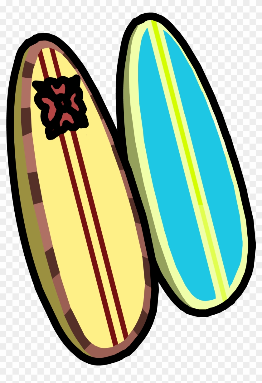 Surfboard Clipart Club Penguin - Surfboard Clipart Club Penguin #1703824