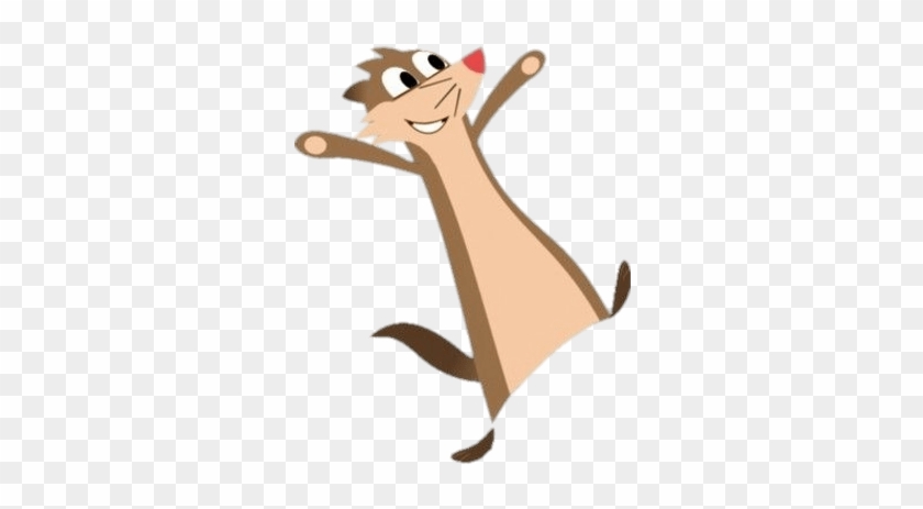 Luna's Pet Ferret Clyde Happy - Cartoon #1704471