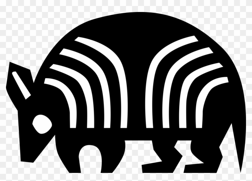 Vector Illustration Of Armadillo "little Armoured One" - Vector Illustration Of Armadillo "little Armoured One" #1704703