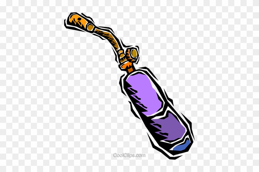 Propane Torch Royalty Free Vector Clip Art Illustration - Propane Torch Royalty Free Vector Clip Art Illustration #1705120