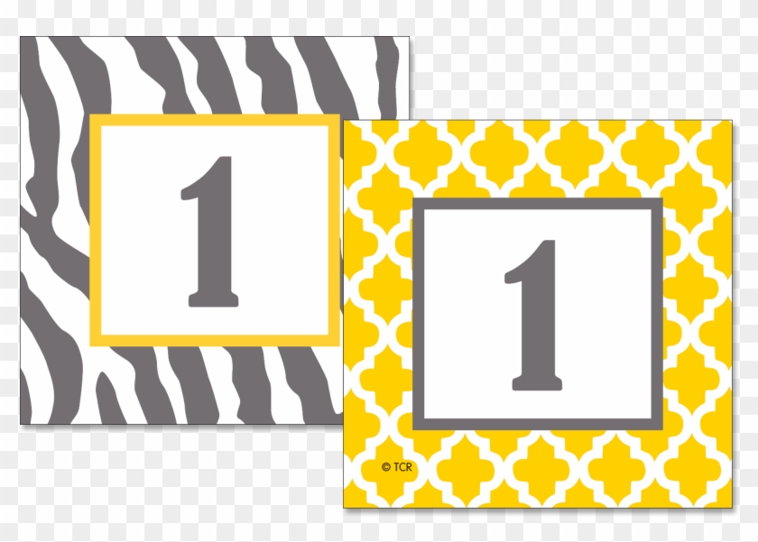 Lemon And Gray Wild Moroccan Double-sided Calendar - Lemon And Gray Wild Moroccan Double-sided Calendar #1705281