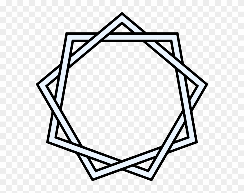 9-2 Star Polygon Interlaced - شعار بنك التضامن الاسلامي #1705309