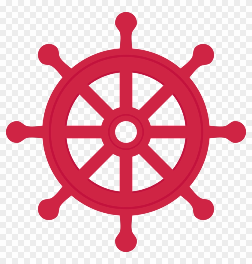 Nautical Party, Patch, Silhouette Cameo, Nautical Clipart, - Ship Wheel Clip Art #1706070