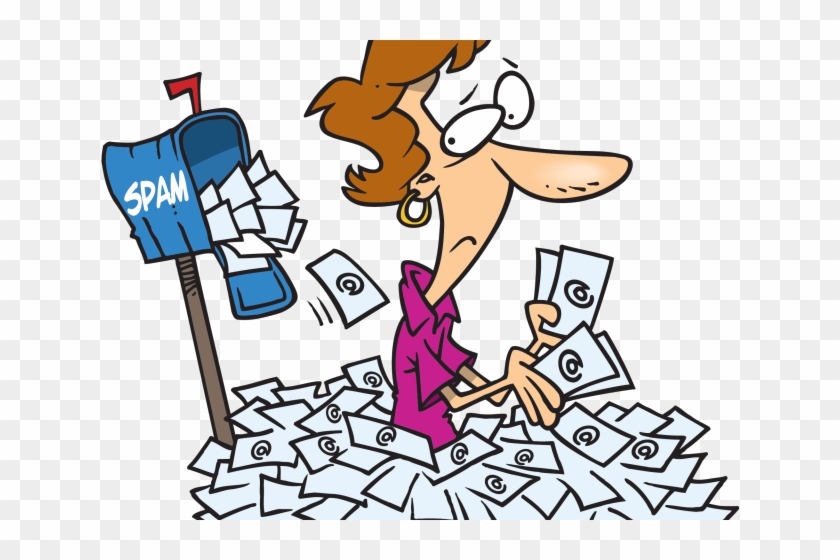 Mailbox Clipart Full Mailbox - Spam Mail #1706266