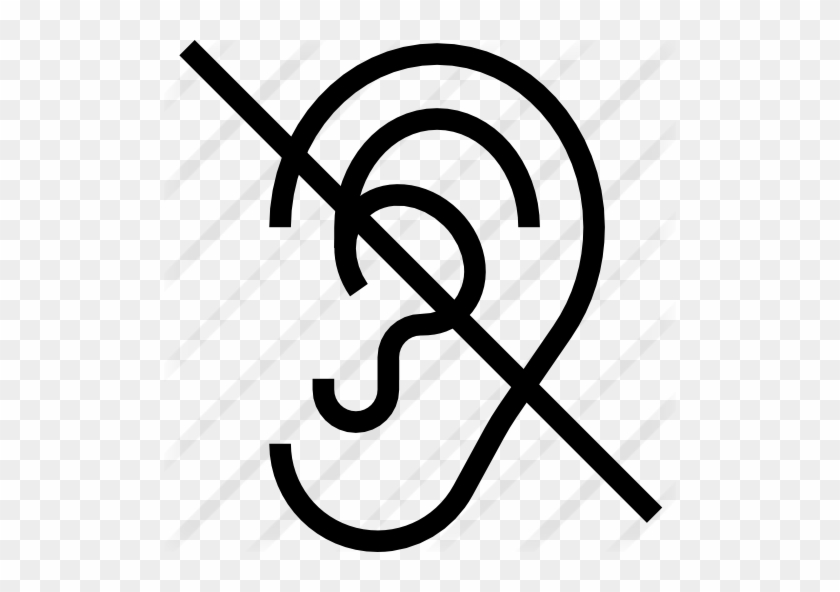 Deaf Free Icon - Illustration #1707210