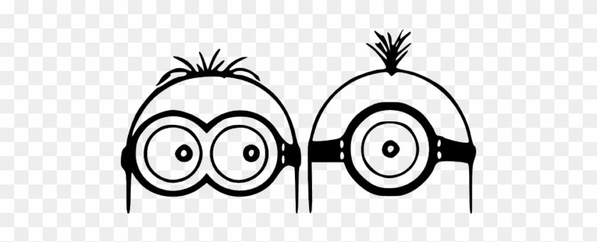 Minion Clipart Black And White #1707363