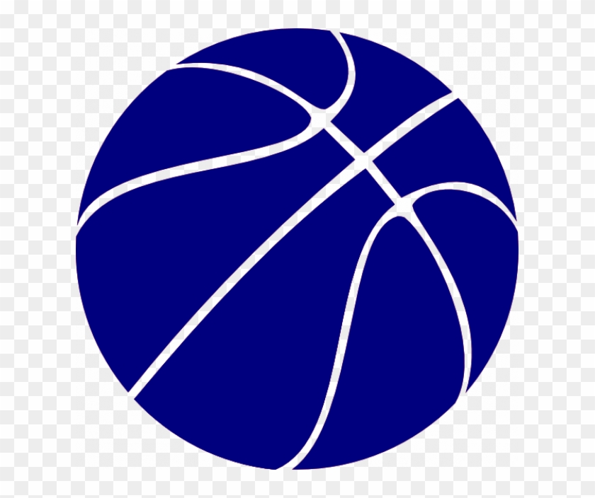 Basketball Hoop Side View Clipart - Basketball Ball Logo Blue #1707505