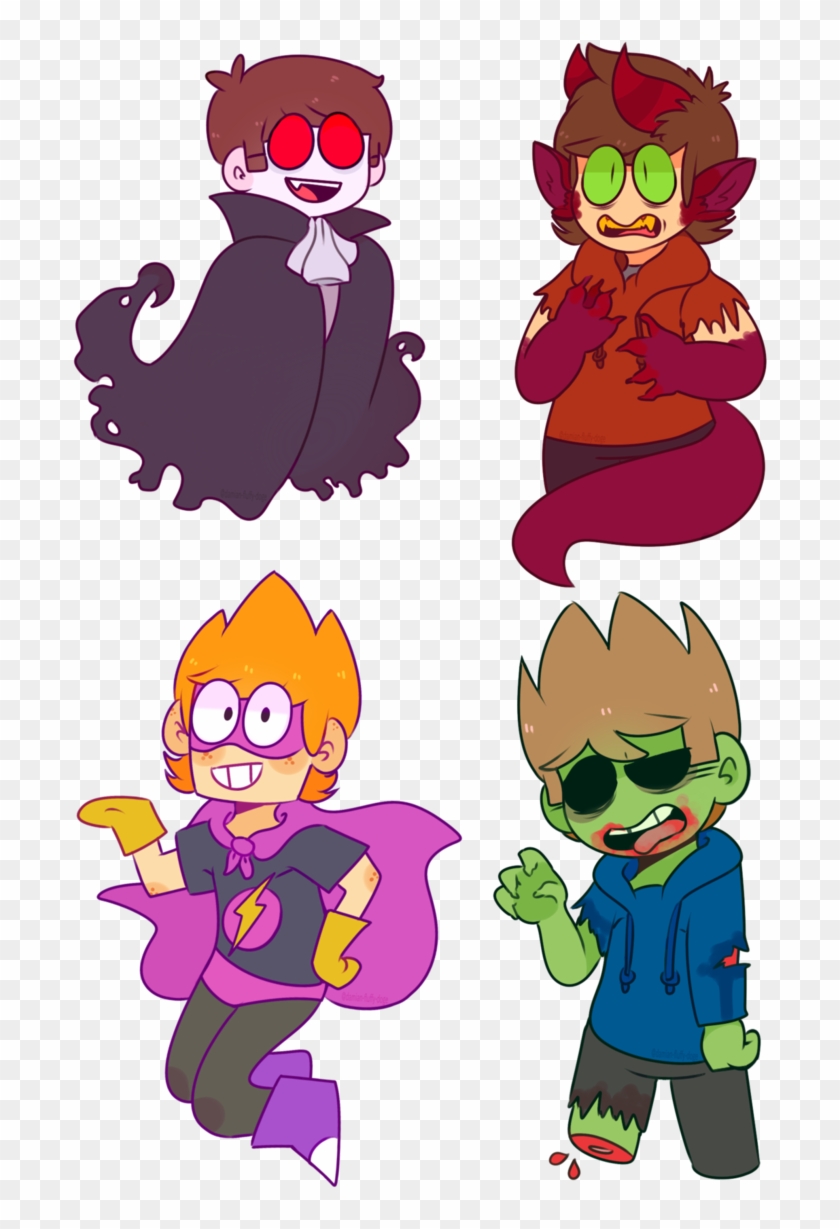 Sw Halloween By Damian Fluffy Doge - Tord Zombie Y Edd #259635