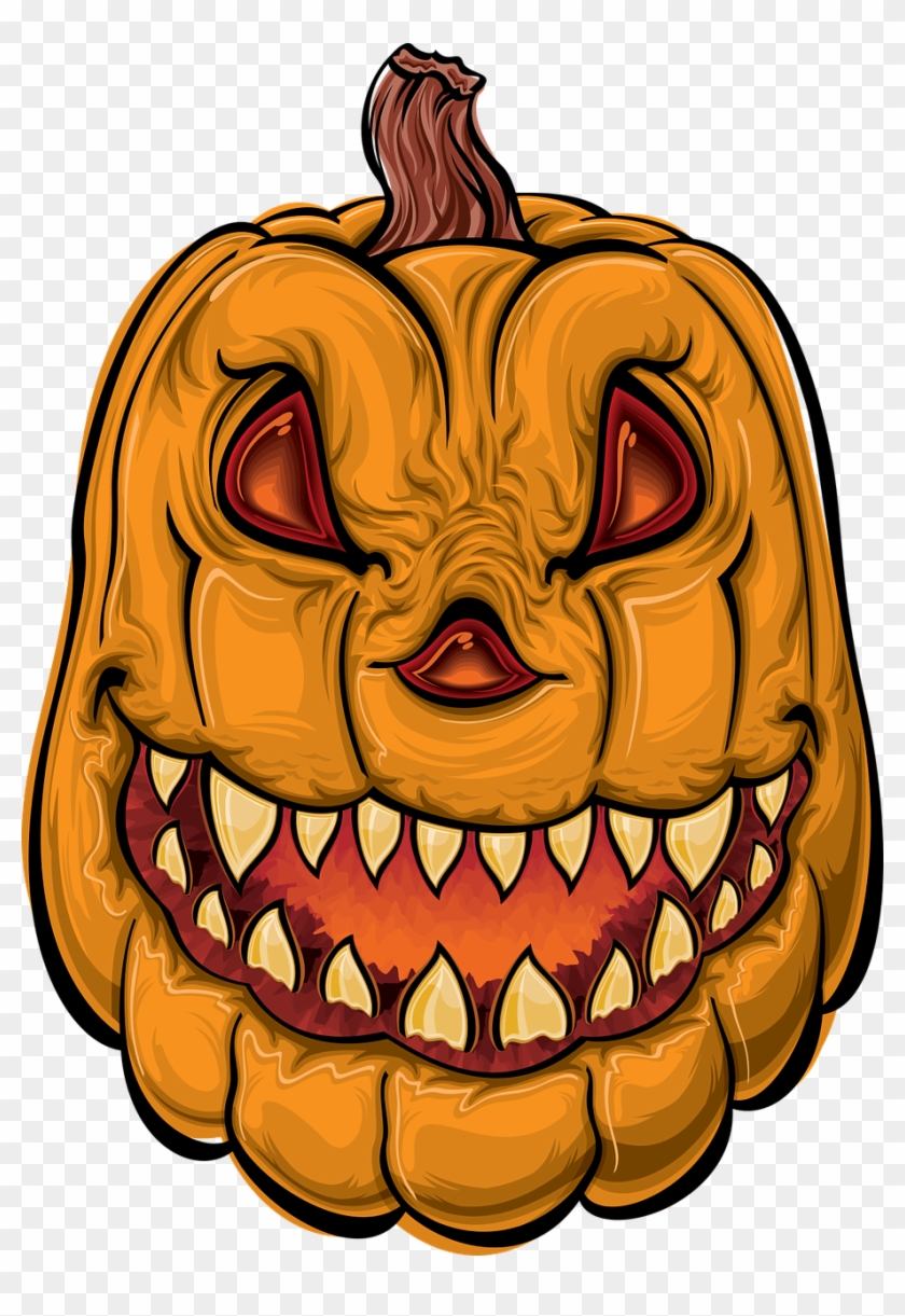 Cartoon Halloween Images Free Vector Graphic Pumpkin - Halloween Cartoon #259689