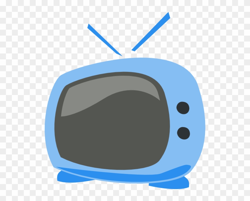 Blue Cartoon Tv Clip Art - Tv Cartoon Png #260133