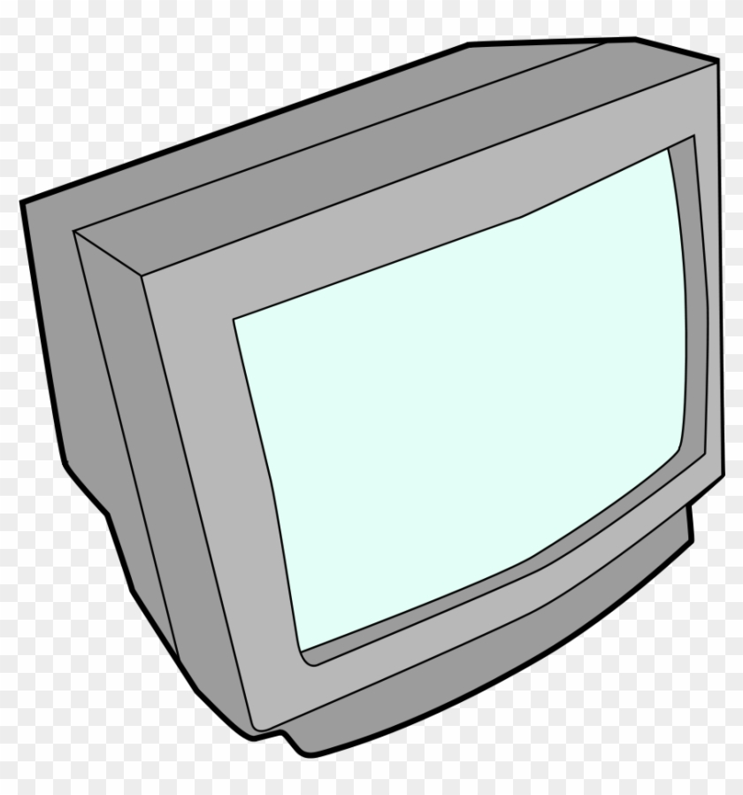Crt Monitor Clip Art - Computer Monitor Free Vector #260220
