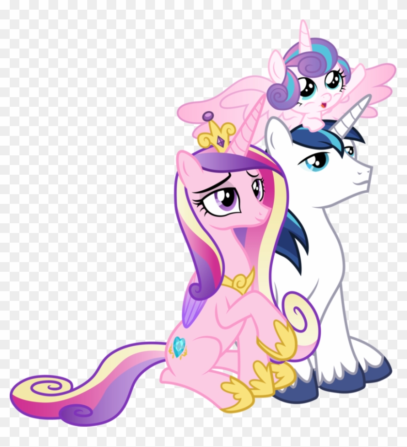 Royal Family By Cloudyglow - Mlp Cadence And Shining Armor And Flurry Heart #260642