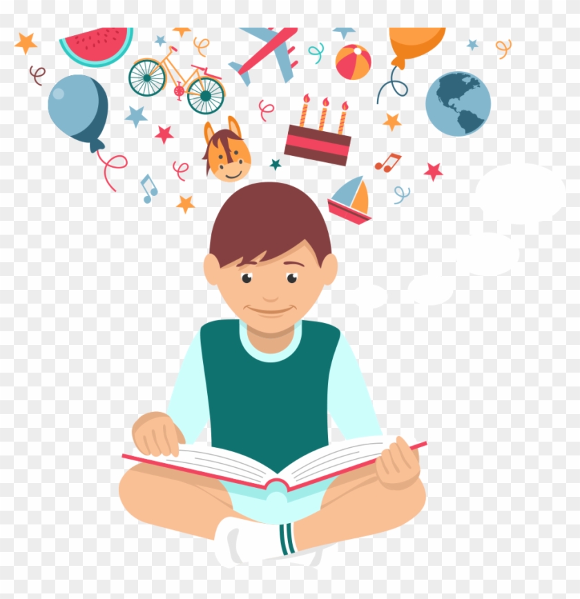 Student Euclidean Vector Reading - Student Reading Cartoon Png #261342