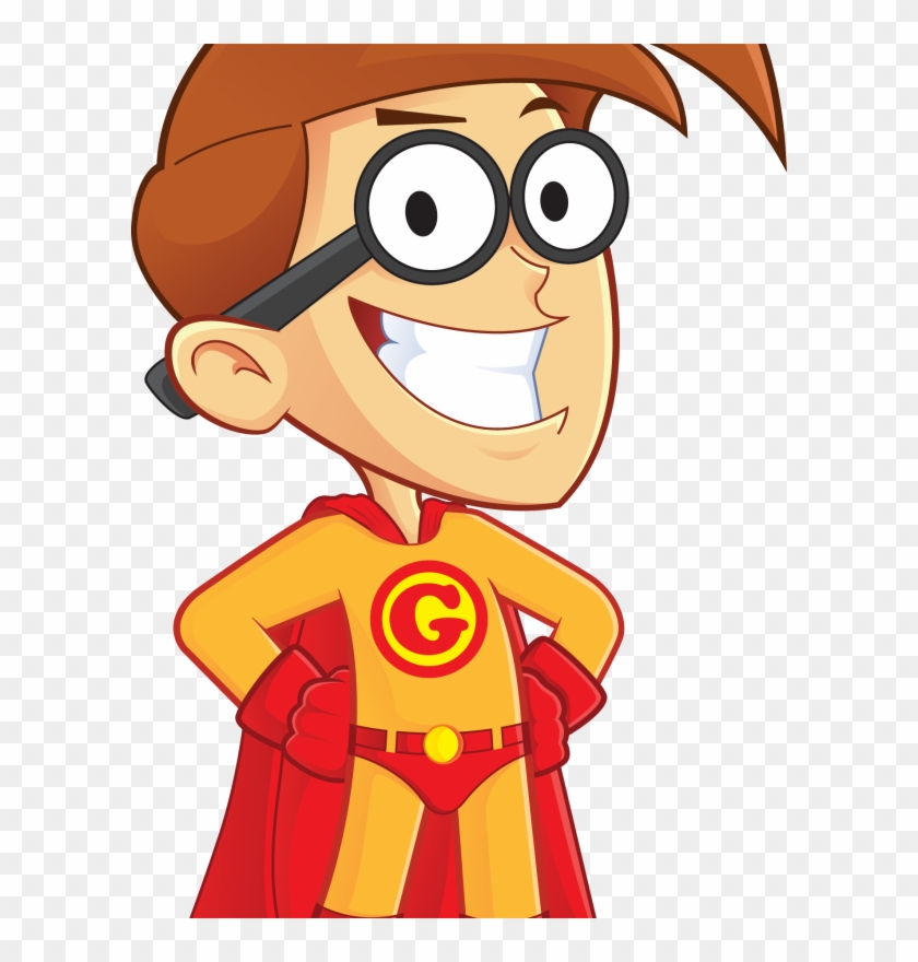 Free Superhero Nerd Geek People High Resolution Clip - Simple Logic Crossword Puzzles #261494