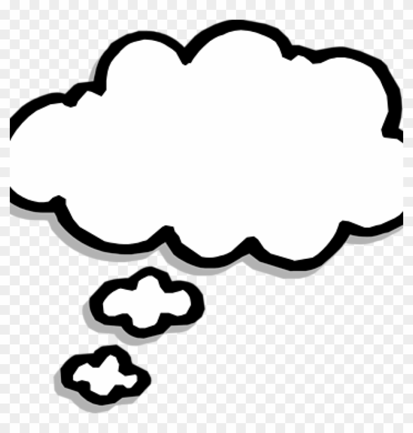 Thinking Clipart Blueman Thinking Clip Art Clipartcow - Thought Bubble Clip Art #261549