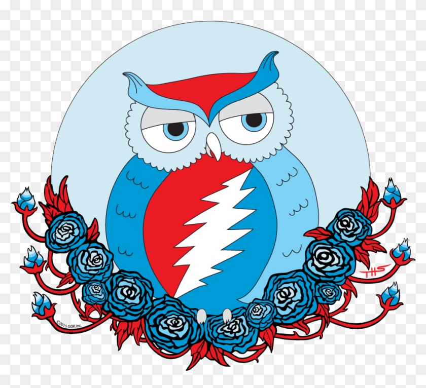 Grateful Dead - Steal Your Face Owl & Cobalt Juniors #261609