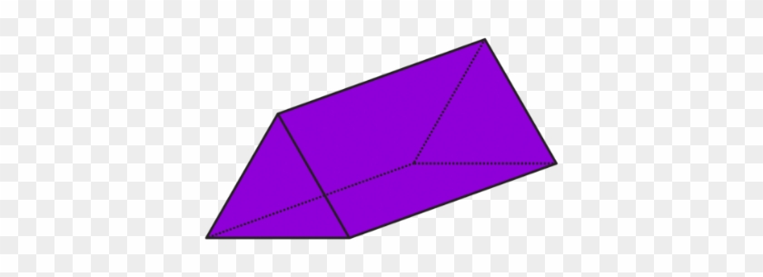 Triangle Clipart 3d Shapes - 3d Shapes Triangular Prism #261700