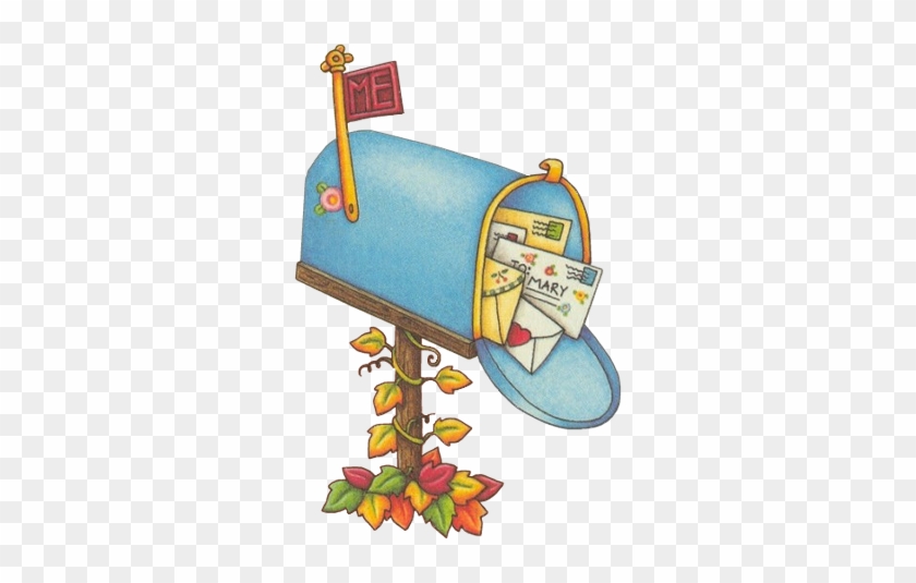 Watercolor Drawing - Cute Mailbox Clipart #261702