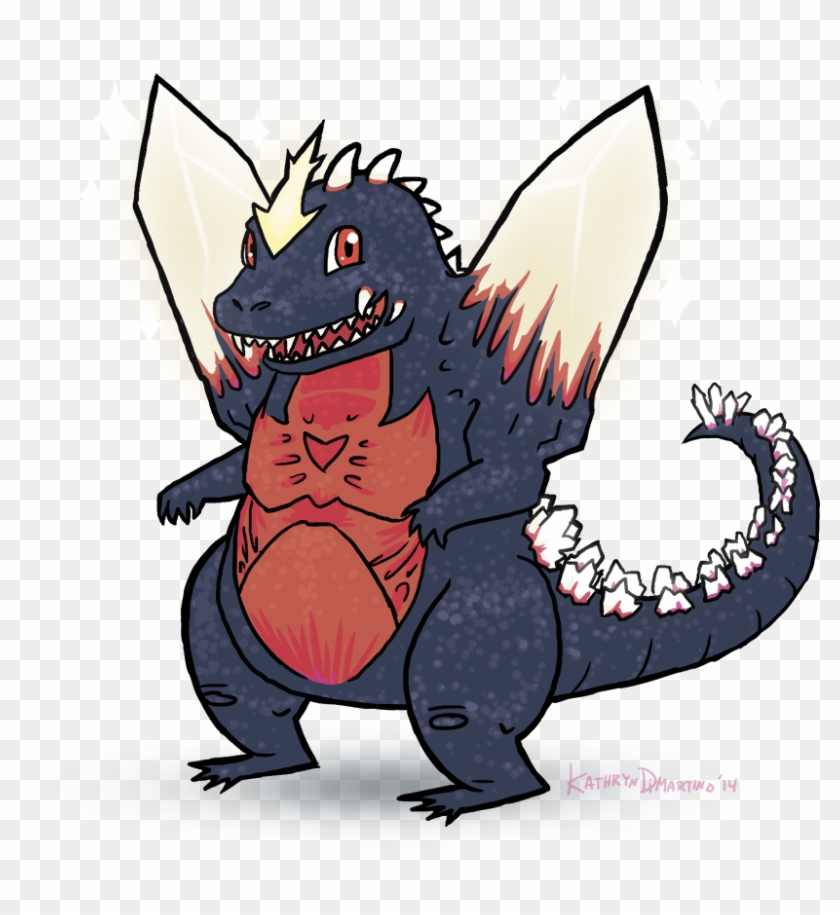 Chibi Space Godzilla By Ixellent Chibi Space Godzilla - Cartoon #262025