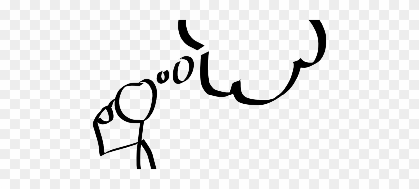 Person Thinking Clipart Png - Person With Thought Bubble #262110