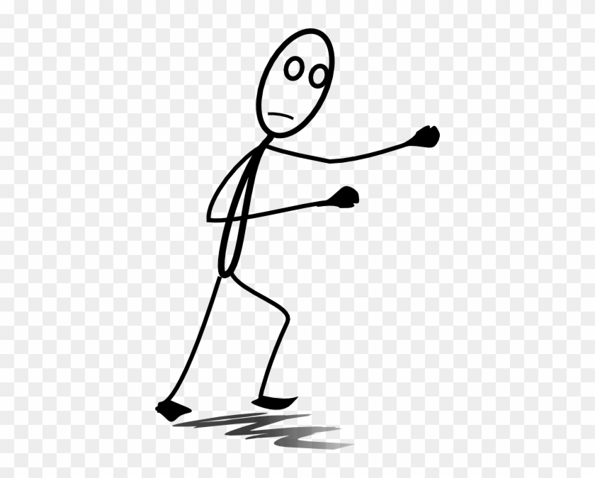 Old Clipart Stickman - Stick Figure Transparent Background #262153