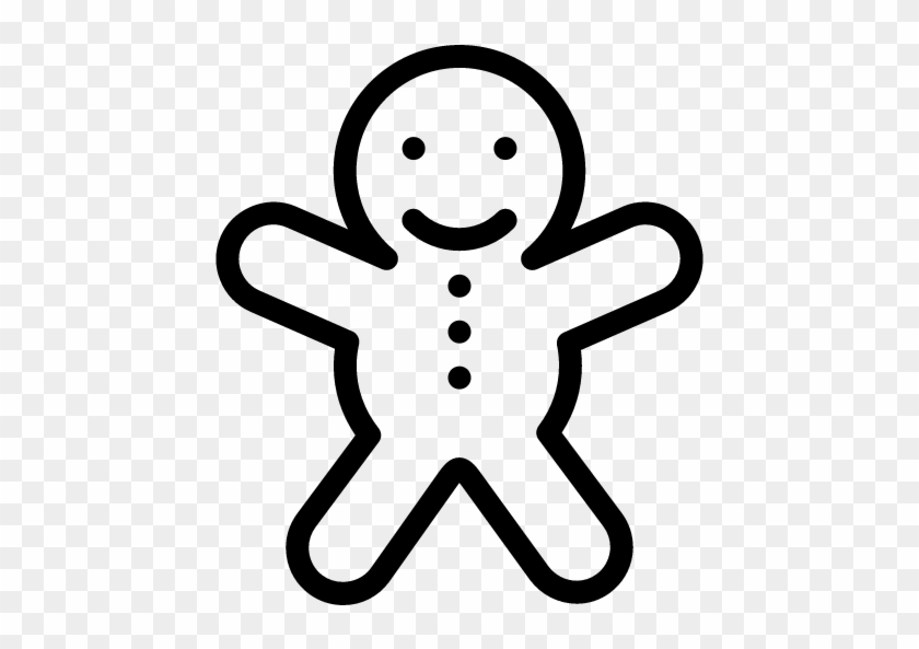 Cookie Man Icon - Cookie Man Holidays Line Icon Style 8849 Diy Plastic #262268