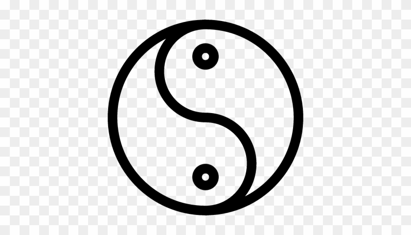 Yin And Yang Vector - Yin Yang Sign Transparent #1707724