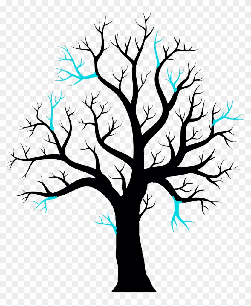 Crown Thinning - Pohon Siluet Vektor #1707825