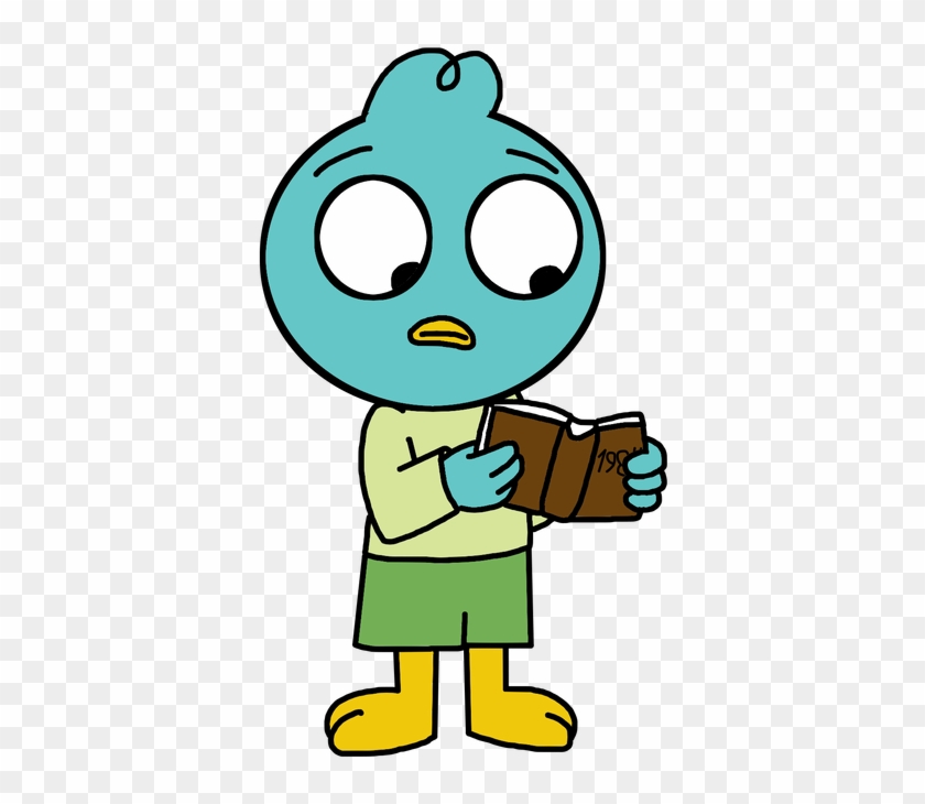 Harvey Beaks Reading 1984 Novel By Mega Shonen One - Cartoon #1707973