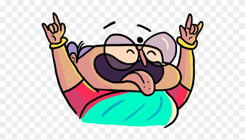 Badass Nani By Illustrator Sandhya Prabhat - Cartoon #1708205