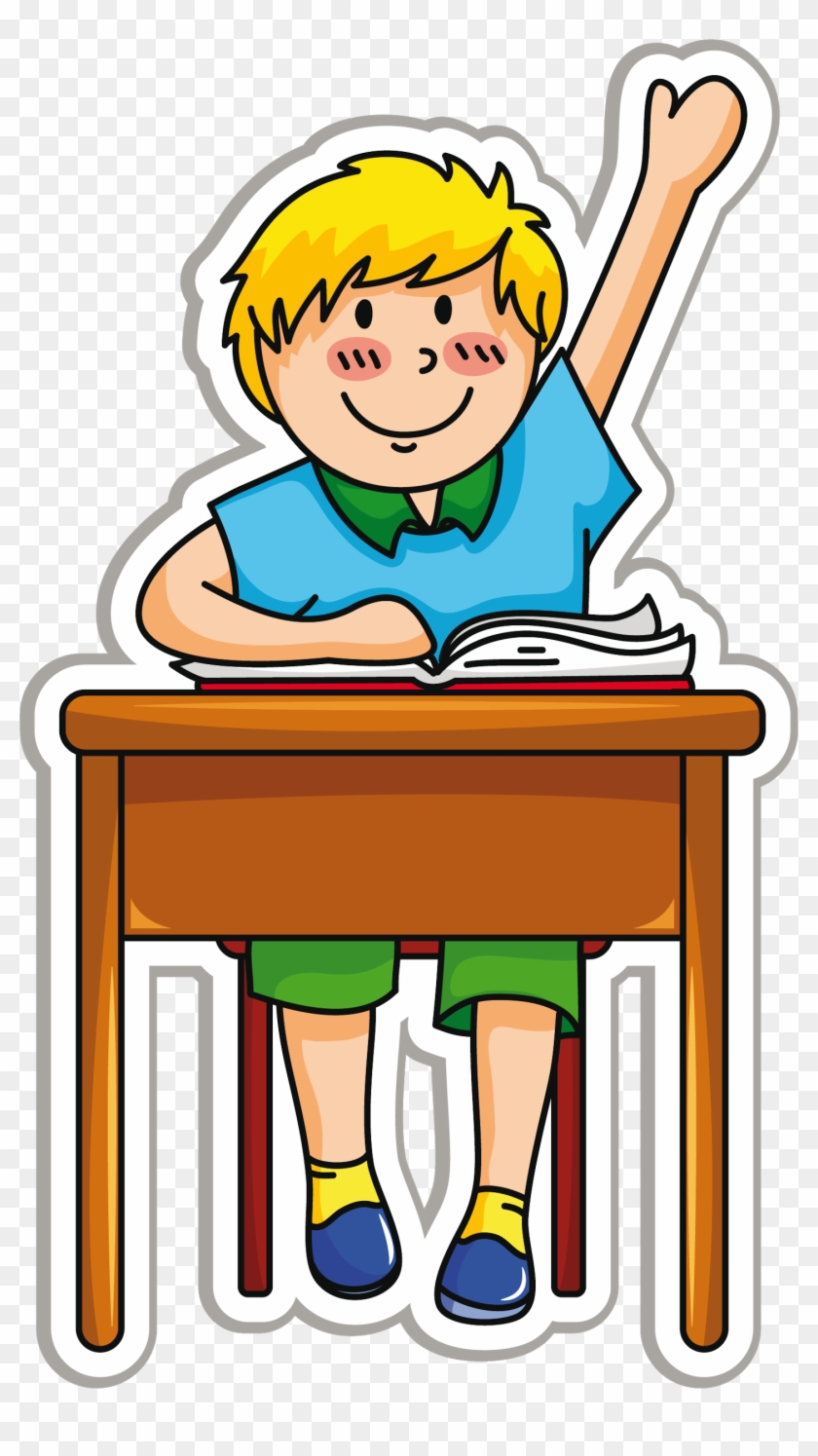 Children Studying Clip Art - Imagenes De Niños En La Escuela Png #1708993