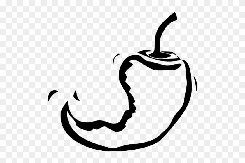 Chilli Pepper Black And White #1709433