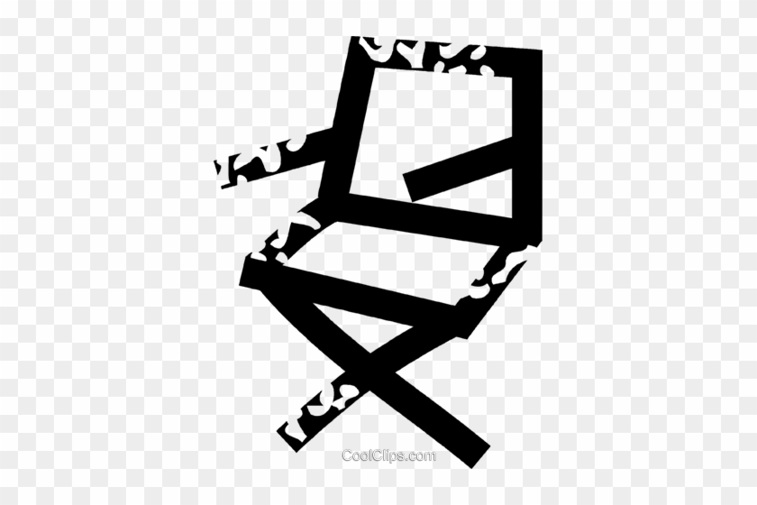 Directors Chair Royalty Free Vector Clip Art Illustration - Directors Chair Royalty Free Vector Clip Art Illustration #1709498