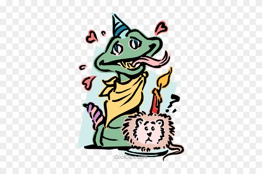 Birthday Party Royalty Free Vector Clip Art Illustration - Birthday Party Royalty Free Vector Clip Art Illustration #1709796