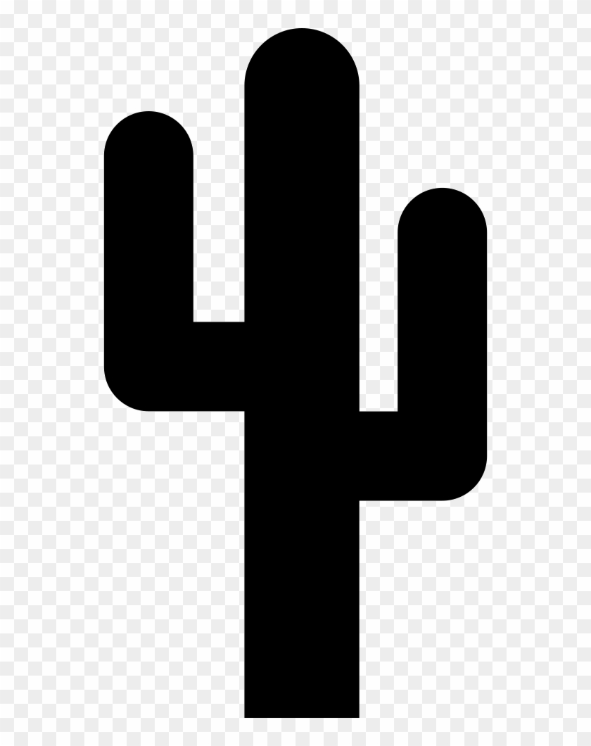 Cactus Of Mexico Svg Png Icon Free Download - Black Cactus Clipart Png #1709813