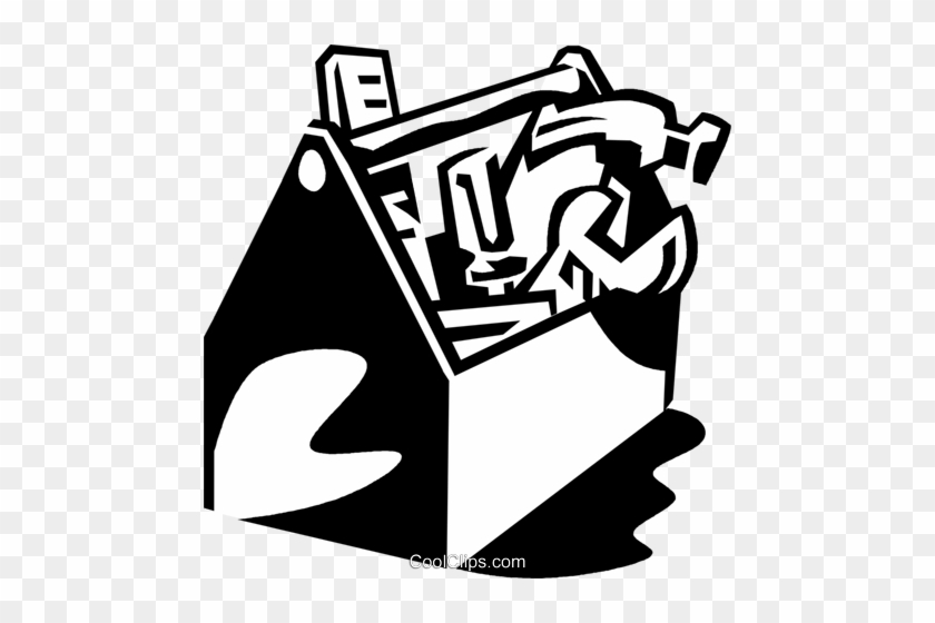 Toolboxes Royalty Free Vector Clip Art Illustration - Toolboxes Royalty Free Vector Clip Art Illustration #1709940