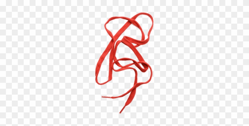 Single Red Shoe Lace - Shoe Laces Png #1710403