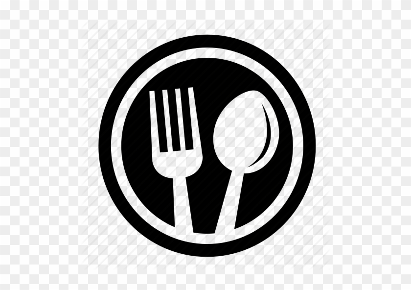 Plate And Spoon Icon Clipart Household Silver Plate - Plate And Spoon Icon #1710437