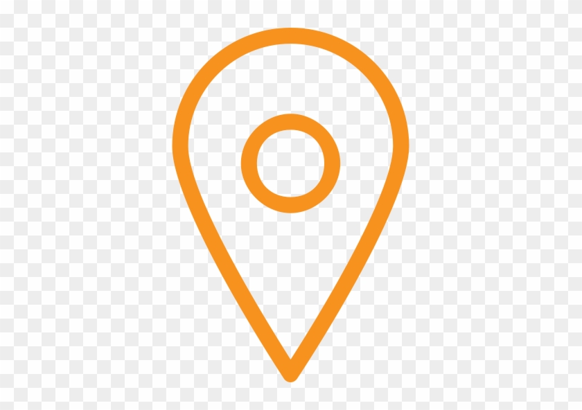 Picture Black And White Stock Icon - Location Icon Orange Png #1711010