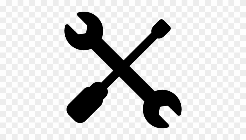 Screwdriver Silhouette At Getdrawings Com Free For - Wrench And Screwdriver Silhouette #1711169