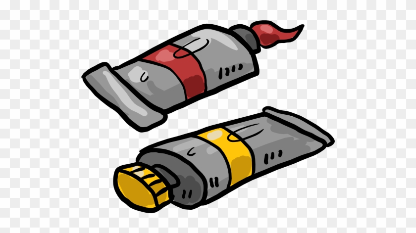 Painting Clipart Painter Tool - Paint Tube Clipart Png #1711404