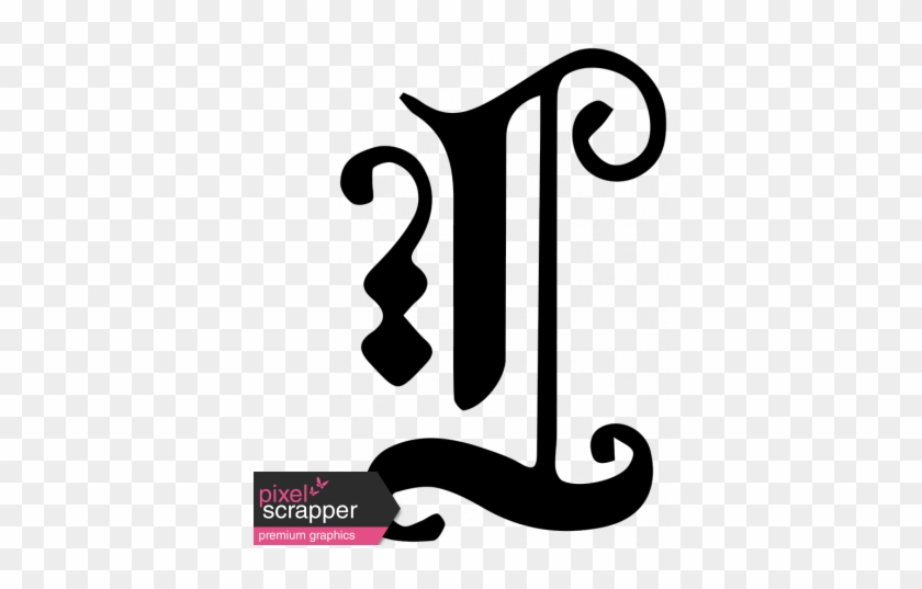 Medieval Letters 3 L Graphic By Marisa Lerin - Medieval Letters 3 L Graphic By Marisa Lerin #1711629