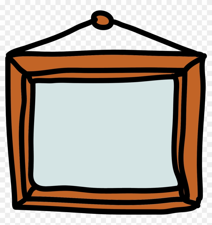 Download Hanging Frame Icon Hanging Frame Doodle Image - اطار صورة كرتون #1711789