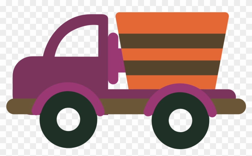 Car Clip Art Vector Cartoon Trolley - Carros De Construccion Animados Png #1711835