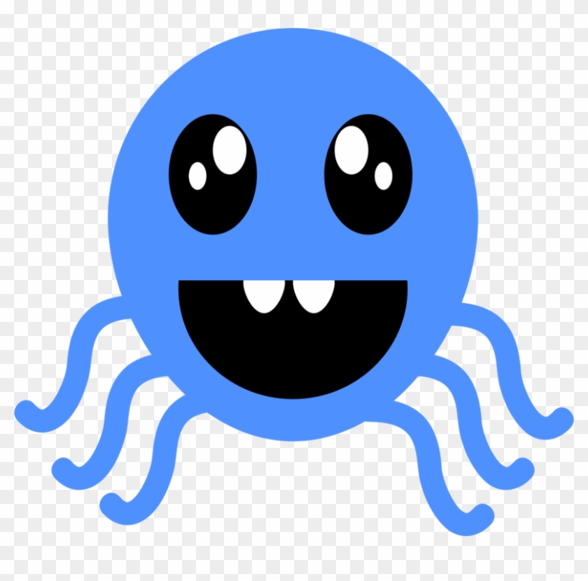 Octopus Computer Icons Diagram Black And White - Smiley #1712037