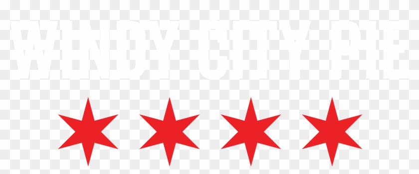 Windy City Pie Logo - Chicago Flag #1712503