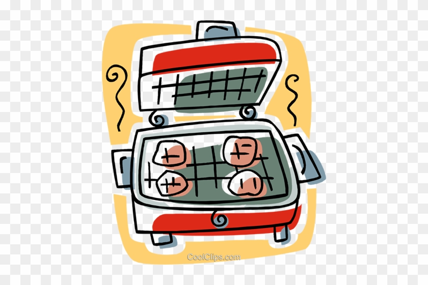 Grill Royalty Free Vector Clip Art Illustration - Grill Royalty Free Vector Clip Art Illustration #1713367